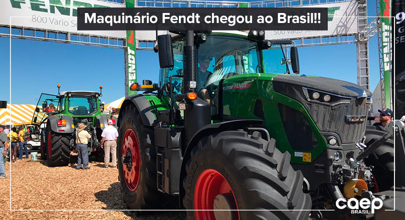 Maquinário Fendt chegou ao Brasil!