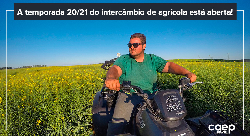 A temporada 20/21 do Intercâmbio Agrícola está aberta!