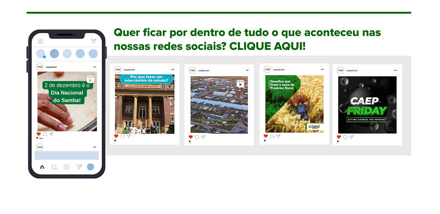 Fique por dentro de tudo que acontece aqui na CAEP!