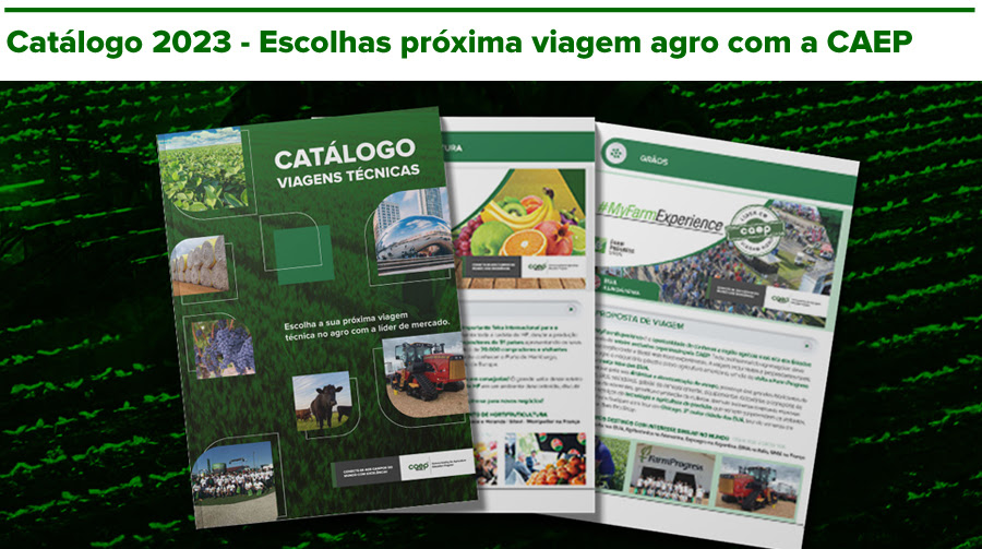 Catálogo 2023 – Escolha sua próxima viagem agro com a CAEP